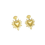 Boucles d'oreilles Ex Voto en acier inoxydable doré - Boutique We Are ParisLes Cléias Acier Inoxydable