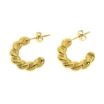Boucles d'oreilles Prisca- acier inoxydable doré ou argenté - Boutique We Are Paris