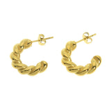 Boucles d'oreilles Prisca- acier inoxydable doré ou argenté - Boutique We Are Paris