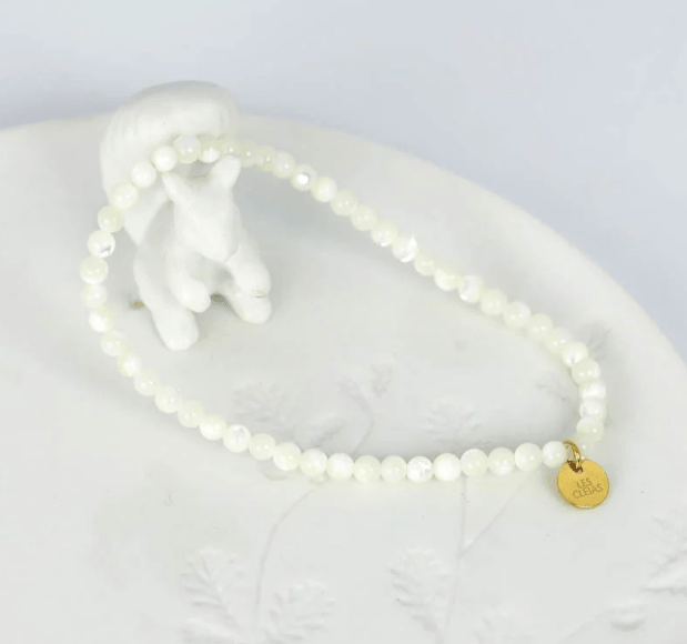 Bracelet extensible en nacre - Boutique We Are ParisLes Cléias Acier Inoxydable