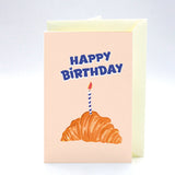 Carte Anniversaire Croissant - Boutique We Are ParisQuartier Libre Papier