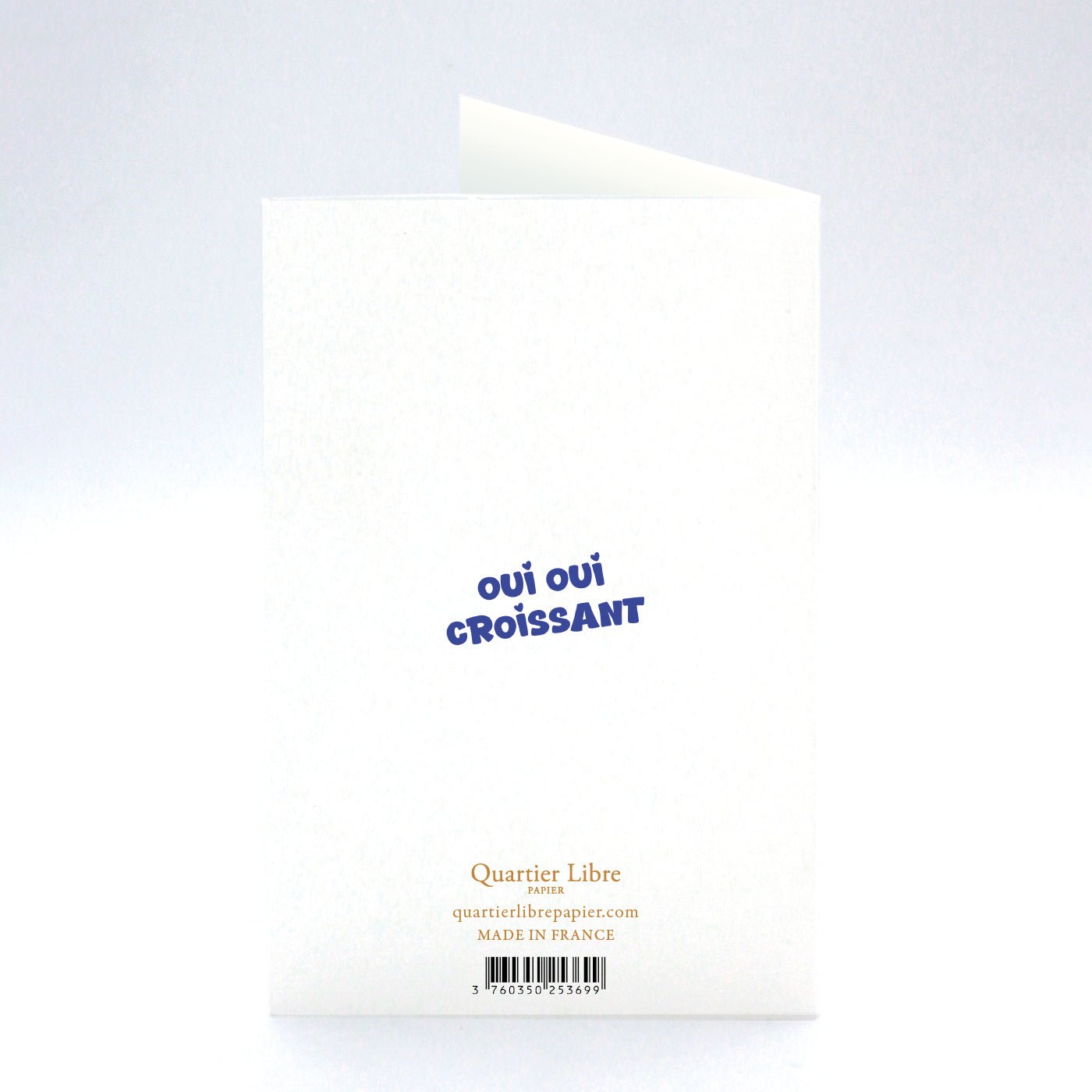 Carte Anniversaire Croissant - Boutique We Are ParisQuartier Libre Papier