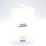 Carte Anniversaire Croissant - Boutique We Are ParisQuartier Libre Papier