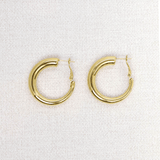 Créoles bombées en acier inoxydable Tina - Boutique We Are ParisLes Cléias Acier Inoxydable