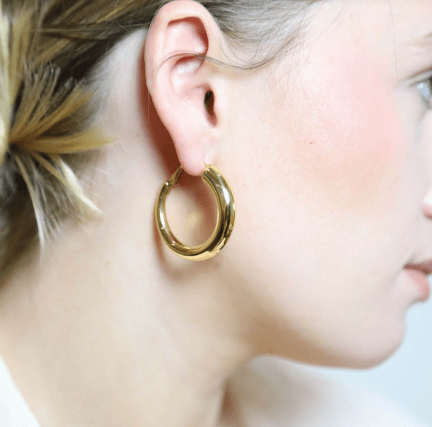 Créoles bombées en acier inoxydable Tina - Boutique We Are ParisLes Cléias Acier Inoxydable