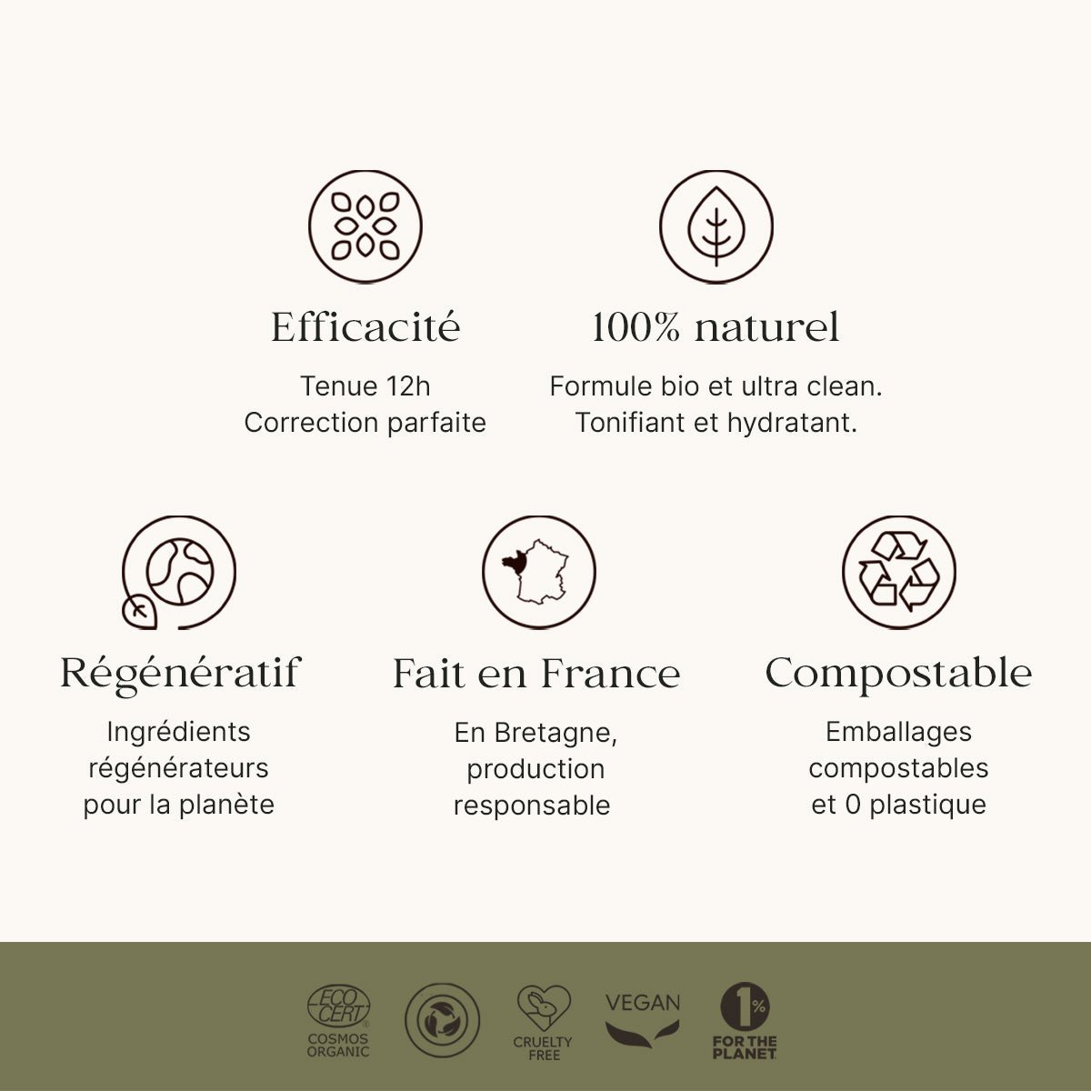 Fond de teint correcteur 305N Caramel- Eclo beauty - Boutique We Are Paris