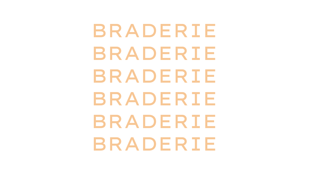 BRADERIE - Boutique We Are Paris