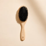 Thelma - Brosse pneumatique en bois de hêtre – 100 % poils de sanglier