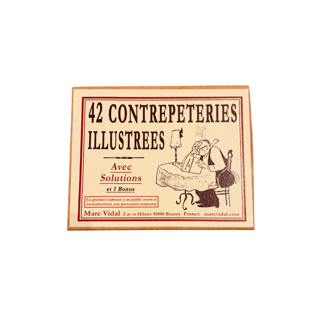 42 Contrepèteries illustrés - Boutique We Are ParisMarc Vidal