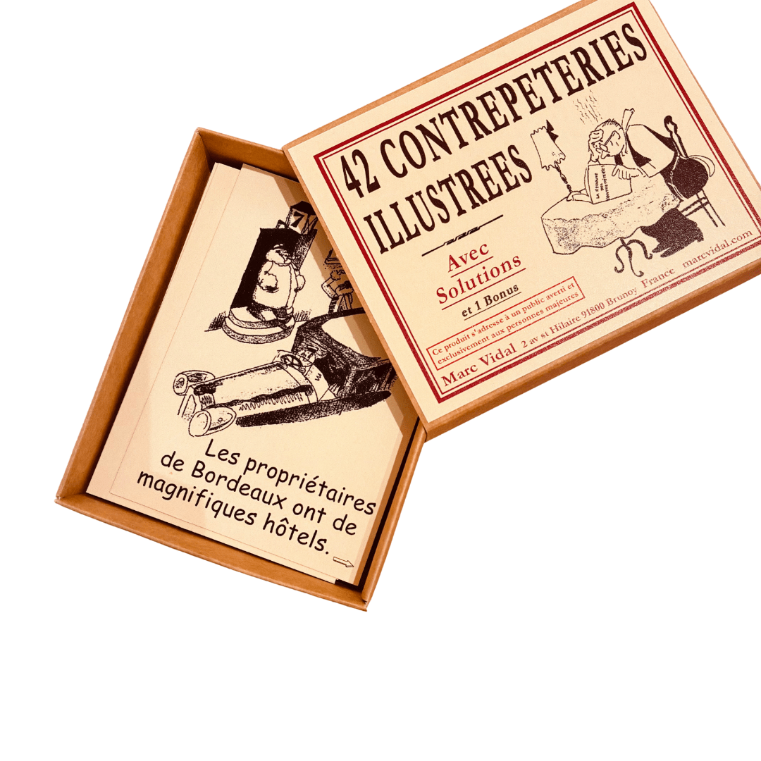 42 Contrepèteries illustrés - Boutique We Are ParisMarc Vidal