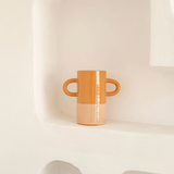 Grand vase avec anses Mediterranea - Bicolore