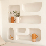 Grand vase avec anses Mediterranea - Bicolore