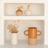 Grand vase avec anses Mediterranea - Bicolore