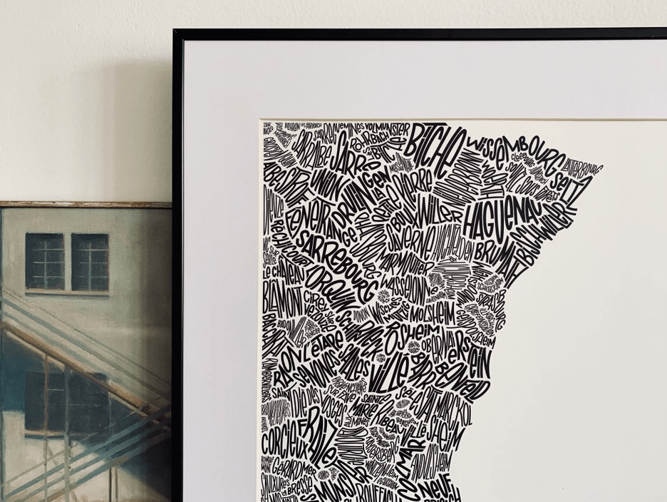 Affiche L'Est/Alsace/Belfort - Boutique We Are ParisLes Petits Plans