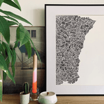 Affiche L'Est/Alsace/Belfort - Boutique We Are ParisLes Petits Plans