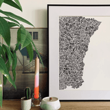 Affiche L'Est/Alsace/Belfort - Boutique We Are ParisLes Petits Plans