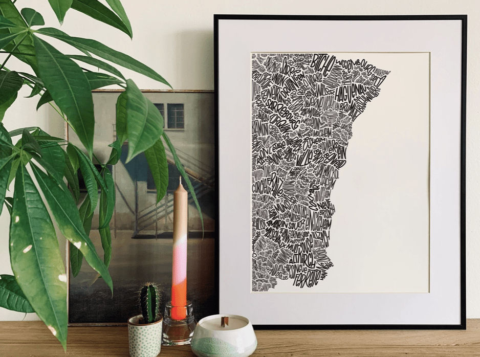 Affiche L'Est/Alsace/Belfort - Boutique We Are ParisLes Petits Plans
