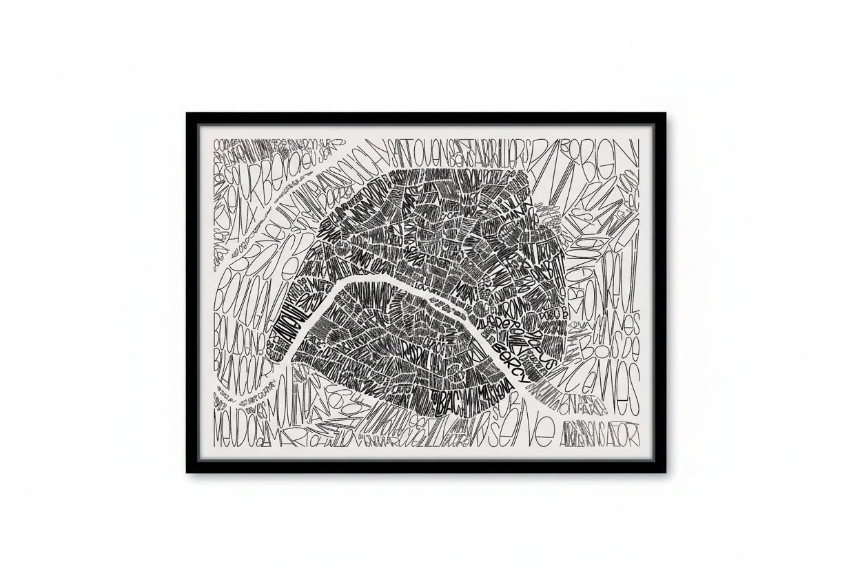 Affiche Paris - Boutique We Are ParisLes Petits Plans