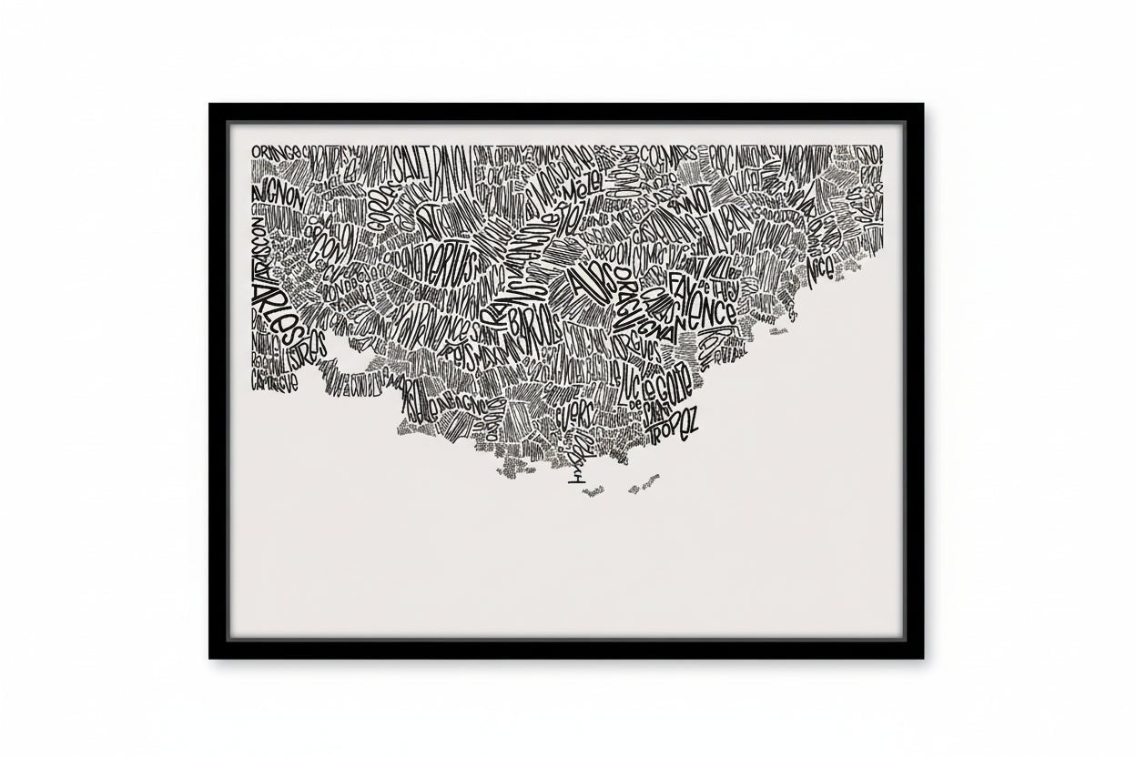 Affiche Provence - Boutique We Are ParisLes Petits Plans