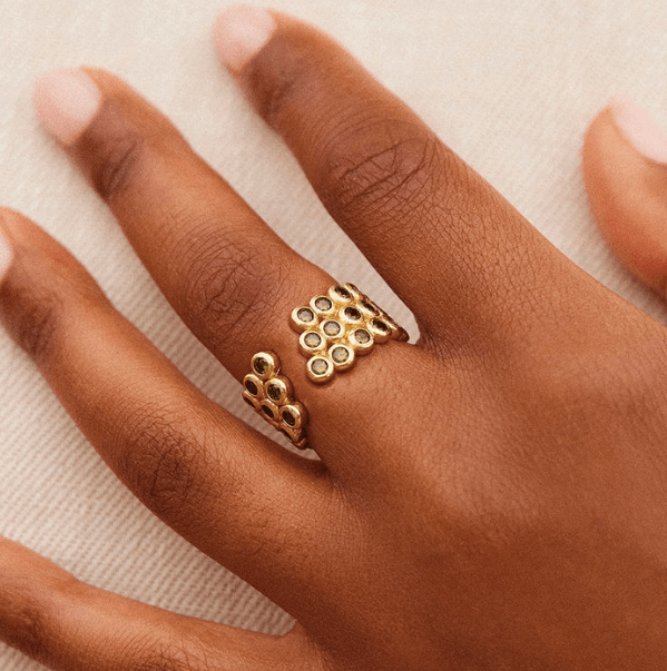 Bague Amélia Trio Vert Foncé - Boutique We Are ParisAgapée