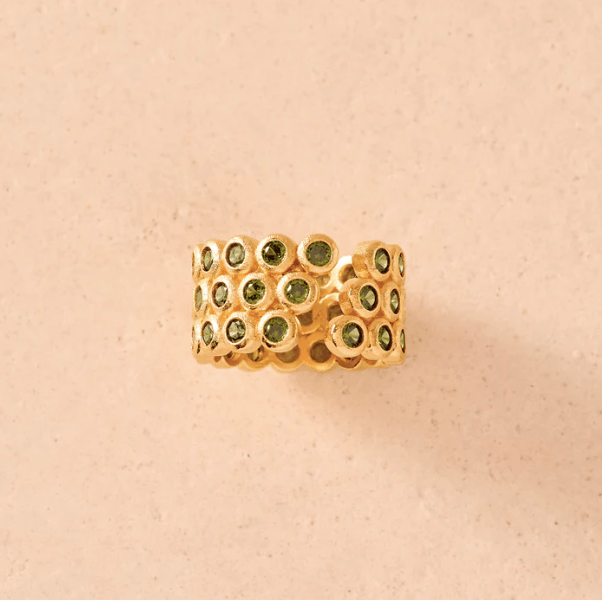 Bague Amélia Trio Vert Foncé - Boutique We Are ParisAgapée