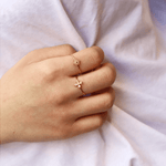 Bague croix en acier inoxydable doré - Boutique We Are ParisLes Cléias Acier Inoxydable