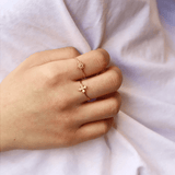 Bague croix en acier inoxydable doré - Boutique We Are ParisLes Cléias Acier Inoxydable
