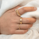 Bague Dina - Boutique We Are ParisLes Cléias Acier Inoxydable