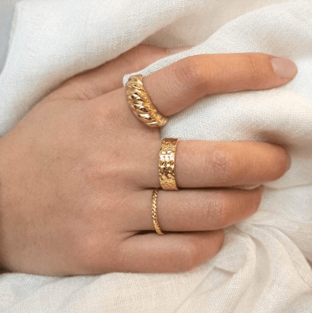 Bague Dina - Boutique We Are ParisLes Cléias Acier Inoxydable