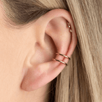 Bague d'oreille en plaqué or recyclé Brice - Boutique We Are ParisApril Please