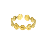 Bague en acier inoxydable doré Sima - Boutique We Are ParisLes Cléias Acier Inoxydable
