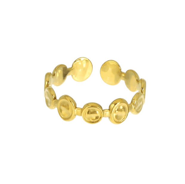 Bague en acier inoxydable doré Sima - Boutique We Are ParisLes Cléias Acier Inoxydable
