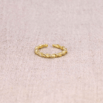 Bague en acier inoxydable doré Solène - Boutique We Are ParisLes Cléias Acier Inoxydable