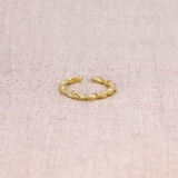 Bague en acier inoxydable doré Solène - Boutique We Are ParisLes Cléias Acier Inoxydable