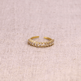 Bague en acier inoxydable doré Syla - Boutique We Are ParisLes Cléias Acier Inoxydable