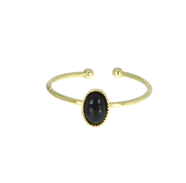 Bague en plaqué or Mila - 3 pierres au choix. - Boutique We Are ParisLes Cléias Plaqué Or