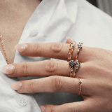 Bague en plaqué or recyclé Salomon - Boutique We Are ParisApril Please