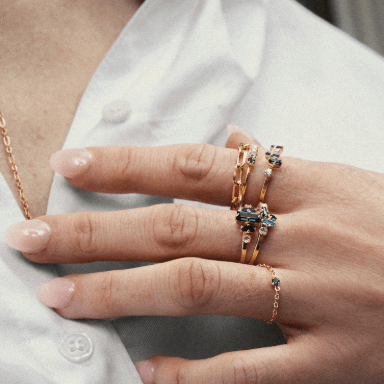 Bague en plaqué or recyclé Salomon - Boutique We Are ParisApril Please