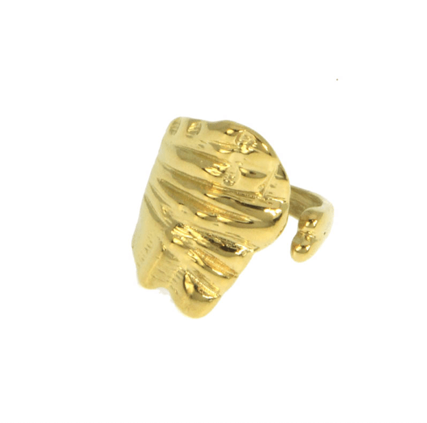 Bague Ginkgo en acier inoxydable doré - Boutique We Are ParisLes Cléias Acier Inoxydable