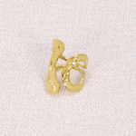 Bague Mista en acier inoxydable doré - Boutique We Are ParisLes Cléias Acier Inoxydable