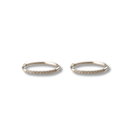 Boucle d'oreilles Opaline Argent - 3 tailles disponibles - Boutique We Are ParisLes Cléias Acier Inoxydable