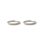 Boucle d'oreilles Opaline Argent - 3 tailles disponibles - Boutique We Are ParisLes Cléias Acier Inoxydable