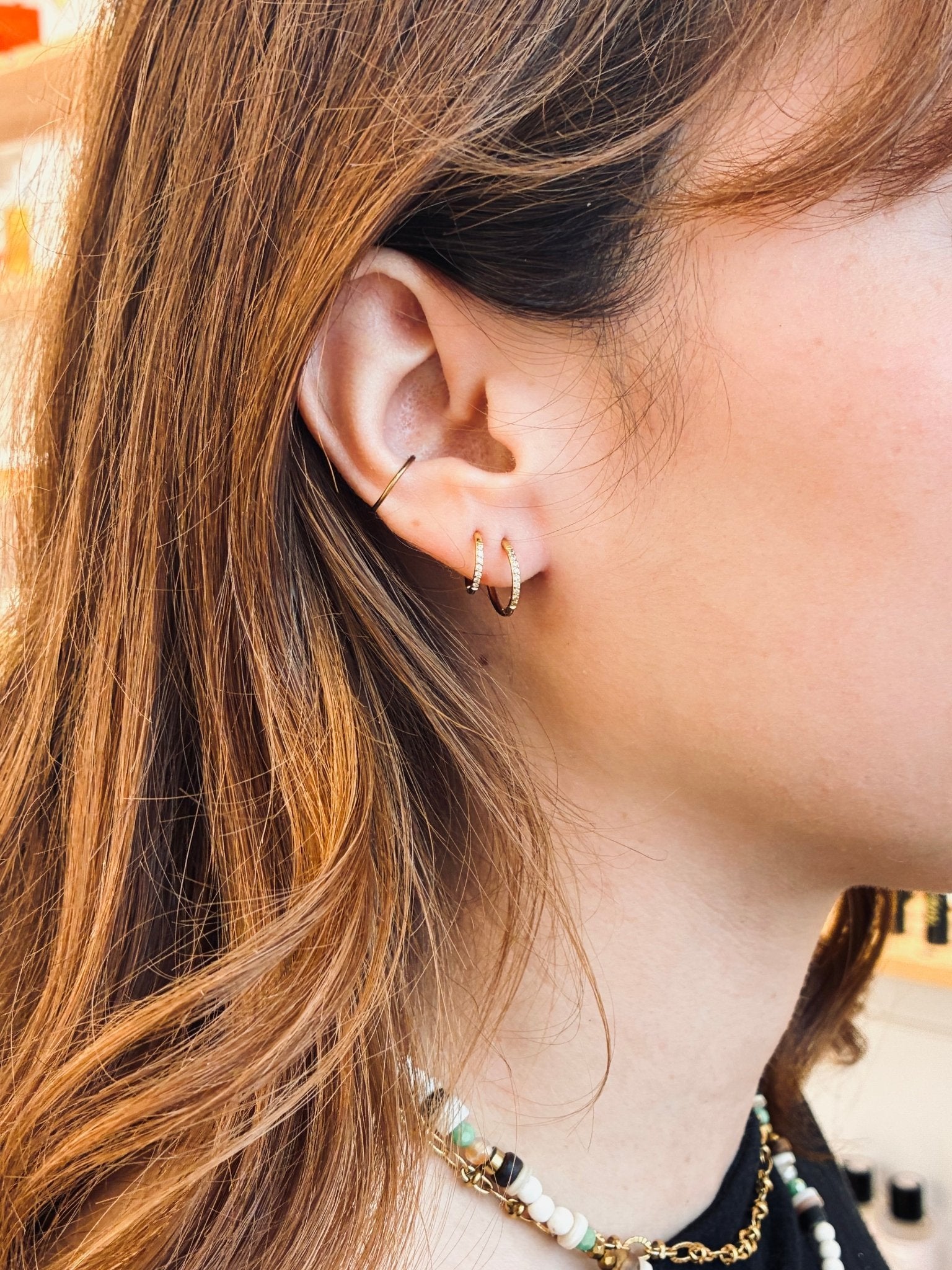 Boucle d'oreilles Opaline Or - 3 tailles disponibles - Boutique We Are ParisLes Cléias Acier Inoxydable