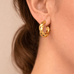 Boucles d'oreilles Aura - Boutique We Are ParisLes Cléias Acier Inoxydable