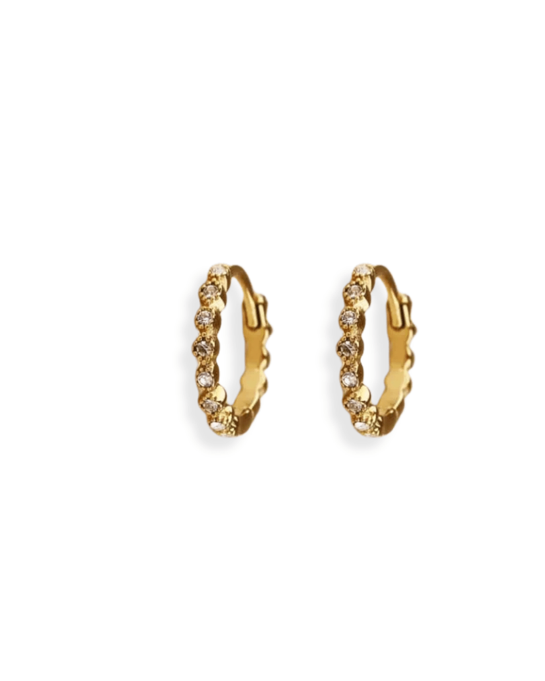 Boucles d'oreilles Birma Blanc - Boutique We Are ParisLes Cléias Acier Inoxydable