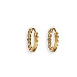 Boucles d'oreilles Birma Blanc - Boutique We Are ParisLes Cléias Acier Inoxydable
