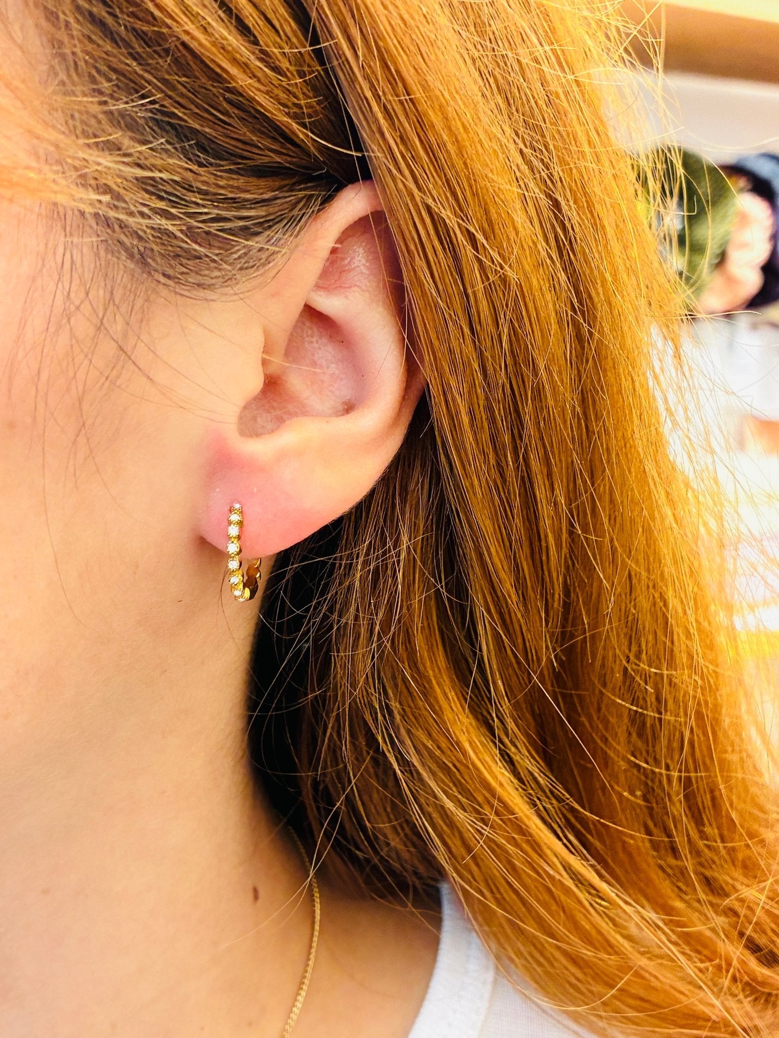 Boucles d'oreilles Birma Blanc - Boutique We Are ParisLes Cléias Acier Inoxydable