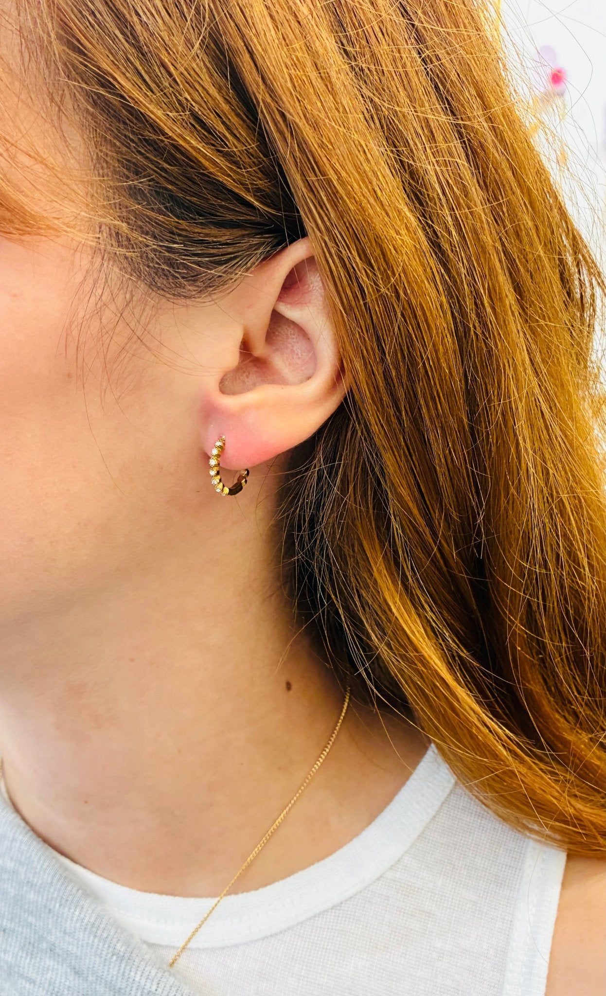 Boucles d'oreilles Birma Blanc - Boutique We Are ParisLes Cléias Acier Inoxydable