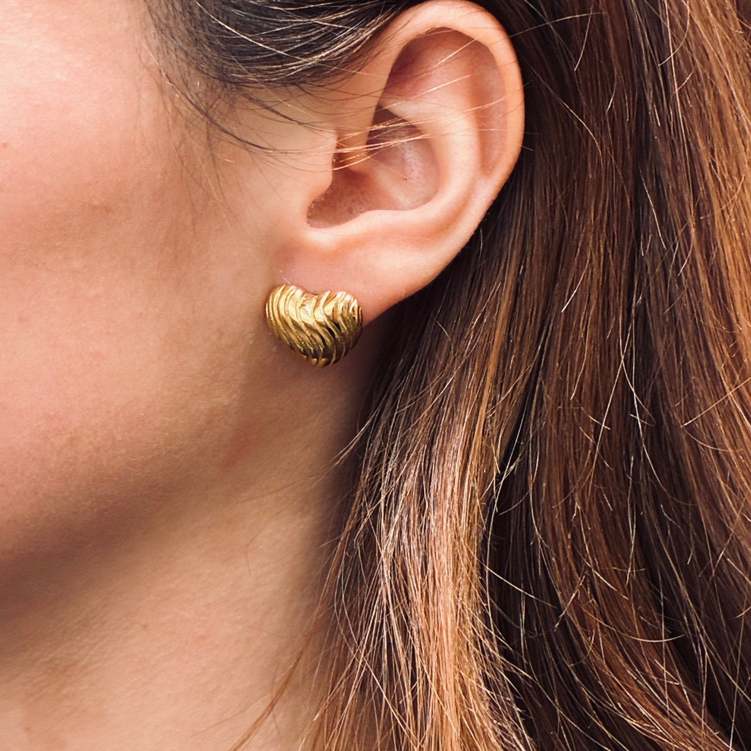 Boucles d'oreilles Coeur II - Boutique We Are ParisLes Cléias Acier Inoxydable