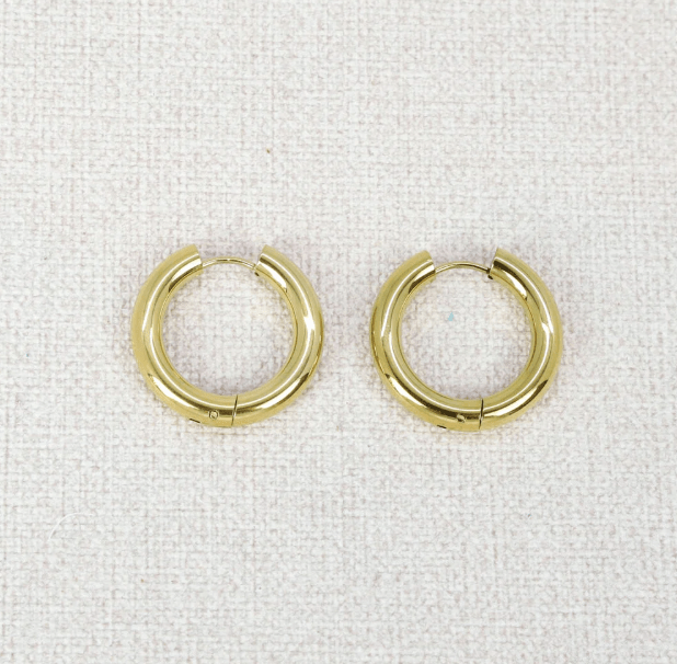 Boucles d'oreilles en acier inoxydable Terrence - Boutique We Are ParisLes Cléias Acier Inoxydable
